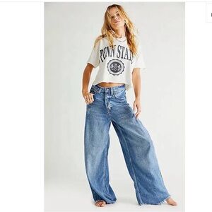 We the Free Old West Slouchy high waist wide leg supersoft 25 used
